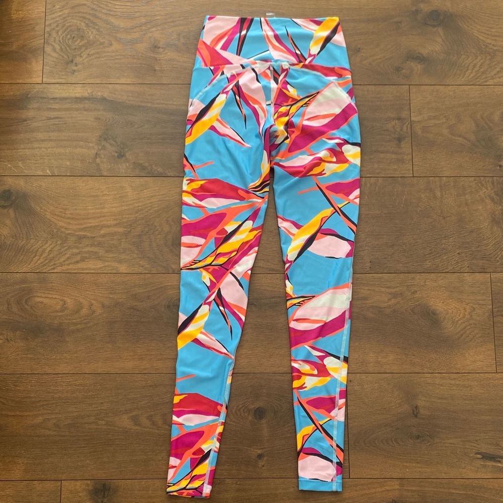 Maaji Tropical Floral High Rise Leggings Women’s XS - Picture 5 of 5